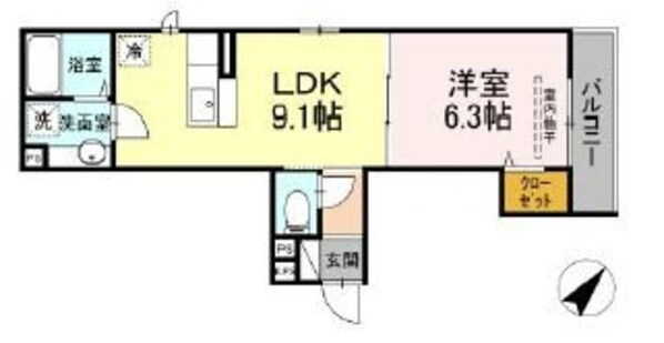 ＷＩＮＧＳの物件間取画像